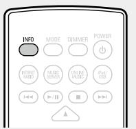 DENON D-F109N BKBK - Appuyez sur INFO pendant la réception de radio internet. - 1