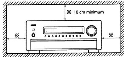 DENON AVC-A1SE - Precautions d'installation - 1