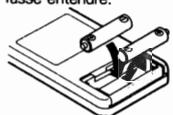 DENON AVC-A1SE - Insertion des piles - 2