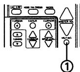 DENON AVC-A1SE - 8-6 Utilisation de la fonction de sourdine - 2