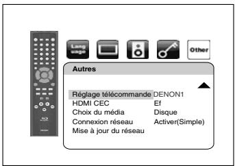 DENON DBP-2010 - Changer le code de signal de l'appareil - 1