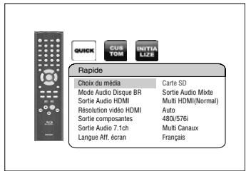 DENON DBP-2010 - Paramétrage du support - 1