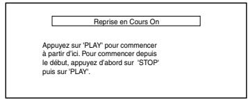 DENON DBP-2010 - Reprendre la lecture - 1