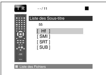 DENON DBP-2010 - Lire le sous-titre divx® créé par l'utilisateur. - 1