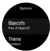 SUUNTO Smartwatch5 - Utilisation des objectifs pendant l'exercice - 1