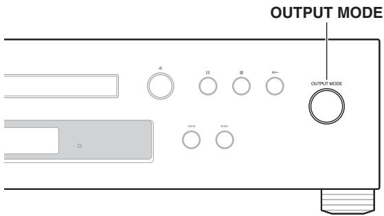 ONKYO C700OR - Réglage de la sortie analogue/numérique - 1