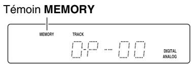 ONKYO C700OR - Appuyez sur MEMORY. - 1
