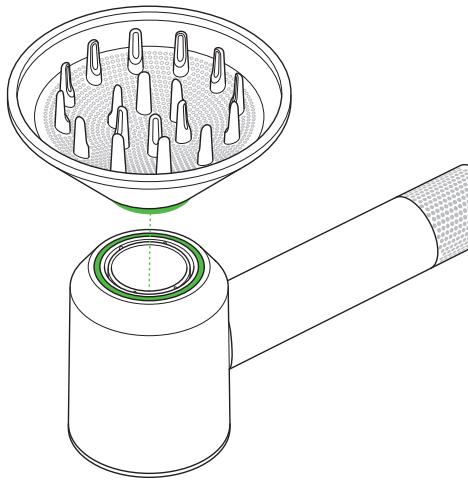 DYSON SUPERSOONIC FUSH - Diffuseur - 1