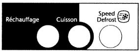 SAUTER NC - Programmation par les touches rechauffage, cuisson, speed defrost : - 1