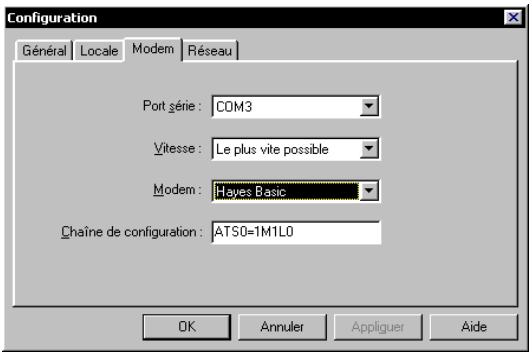 PALM m500 - Pour préparer un ordinateur windows en vue d'une opération hotsync par modem : - 1