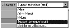PALM m500 - Pour créer un profil utilisateur sur un ordinateur windows : - 3