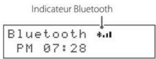 TEAC CR-H101 - Tournez le bouton SOURCE pour choisir Bluetooth. - 1