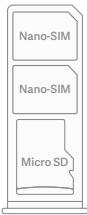 Xiaomi REDMI NOTE 9 PRO 64 - SIM Card Tray: - 1