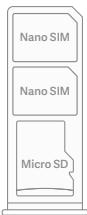 Xiaomi REDMI NOTE 9 PRO 64 - Alloggiamo tento scheda SIM: - 1