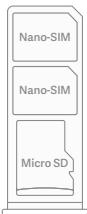 Xiaomi REDMI NOTE 9 PRO 64 - Лотokдя SIM-kapткн: - 1