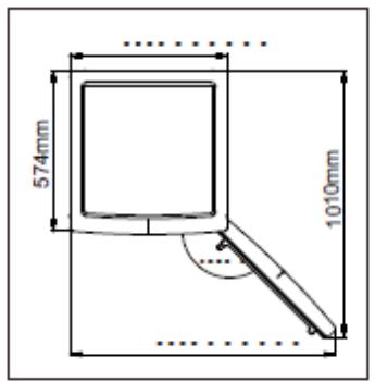 DARTY R41T141BE - Leveling the fridge - 2