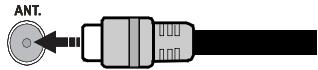 WINDSOR WD49278D - Branchement de l'antenne/Cable - 1