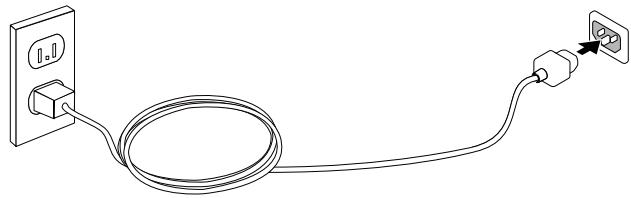 LENOVO H30-05 90Bi0097FR - Branchement du cordon d'alimentation - 1