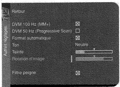 THOMSON 32 WX 610 S - Autres réglages - 2