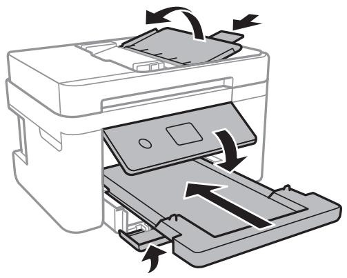 EPSON WF-2965 - Fermez le scanner. - 2