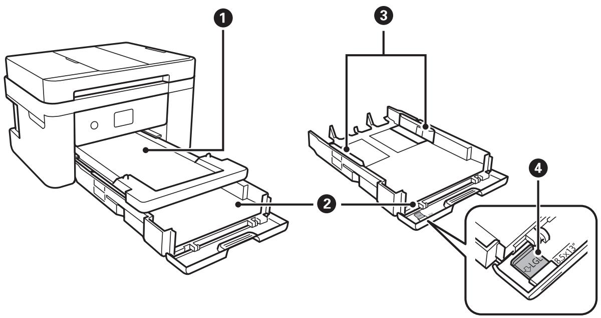 EPSON WF-2965 - Informations de base sur l'imprimante - 1