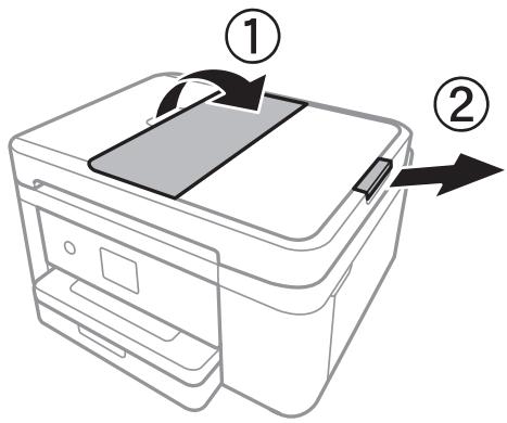 EPSON WF-2965 - Positionnement des originaux dans le chargeur automatique de documents - 1