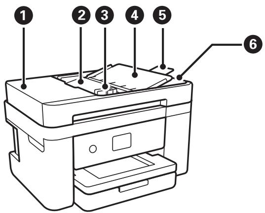 EPSON WF-2965 - Nom et fonction des pièces - 1