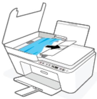 HEWLETT PACKARD DeskJet 4120 - Pour éliminer un bourrage papier à l'intérieur du bac d'alimentation automatique - 2