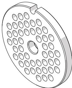 SMEG SMF11CREU - Grille à hacher moyenne - 1