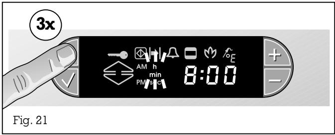 GAGGENAU EB 211-111 - Fonctionnement de l'horloge - 1