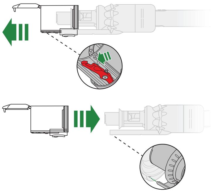 DYSON omni_glide - Replacez le collecteur - 1