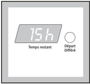 ARMAR AWF1225 - Sélectionnez éventuellement l'option "départ différé - 1