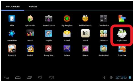 LEXIBOOK MFG110 - Comment transférer, puis installer l'application sur la tablette - 5