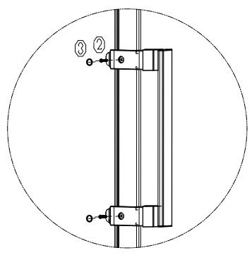 THOMSON THFZ233NFWH - Het deurhandvat installeren - 2