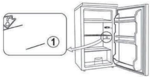 THOMSON THFZ233NFWH - DE TEMPERATUURINDICATOR INSTALLEREN - 1