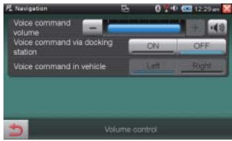 CLARION NRE1R - Ajustement du guidage audio - 1