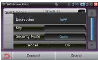 CLARION NRE1R - Touchez le bouton wi-fi - 2