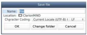 CLARION NRE1R - Chapitre 5 applications - 1