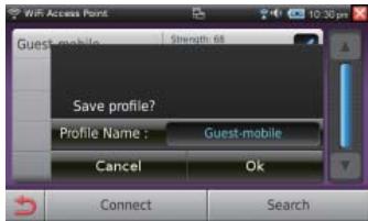 CLARION NRE1R - Touchez le bouton wi-fi - 4