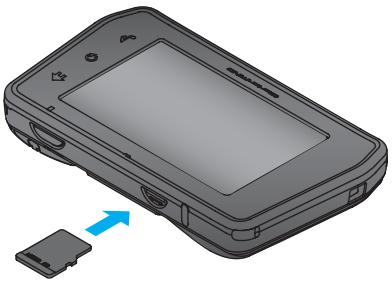 CLARION NRE1R - 1-5 Mise en place et retrait d'une carte microsd - 1