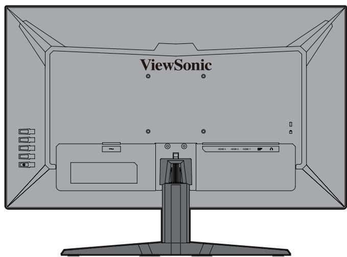 VIEWSONIC VX2458-P-MHD - Installing the Stand - 3