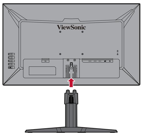 VIEWSONIC VX2458-P-MHD - Installing the Stand - 2