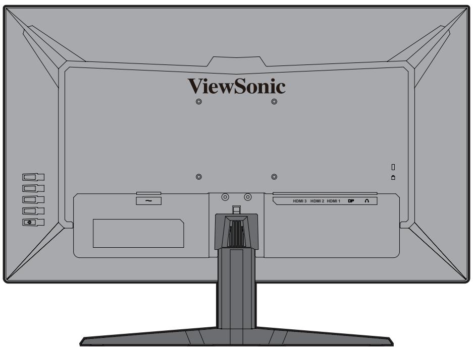 VIEWSONIC VX2458-P-MHD - Connecting External Devices - 1