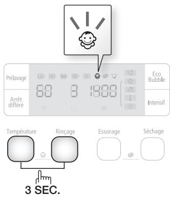 SAMSUNG WDOS804WSE - Sécurité enfant - 2