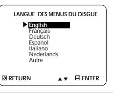 SAMSUNG SV-DVD6E - Choisissez la langue des menus du disque - 3