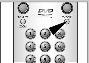 SAMSUNG SV-DVD6E - Basculez entre les modes TV et VCR - 1