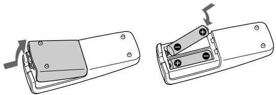 SONY ZS-S4IP - Préparation de la télécommande - 1