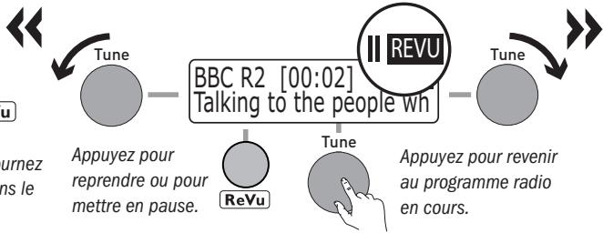 PUREREFERENCE VERONA VL-61195 WALN - Pour permettre en pause puis reprendre le programme radio DAB en cours - 1