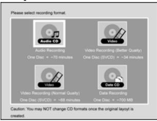 LITE-ON LVW 5045 - Utiliser "Menu Guide" pour enregistrer le signal DV - 1