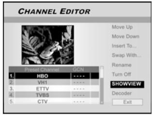 LITE-ON LVW 5045 - Installer le système SHOWVIEW® - 1